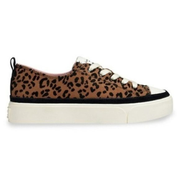 kate spade Shoes - kate spade new york Kaia Leopard-Print Suede Platform Sneakers
